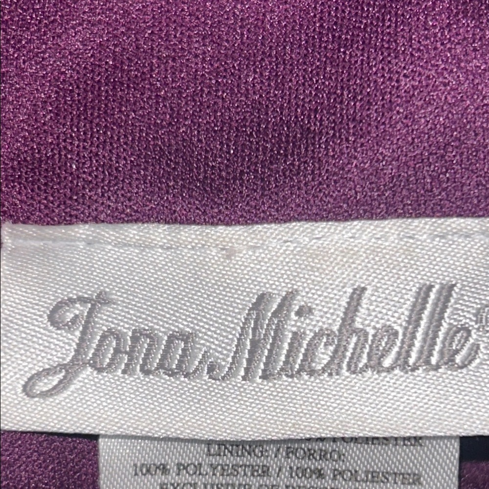 Jona Michelle Velvet and Lace Purple Kids Dress - Picture 11 of 15
